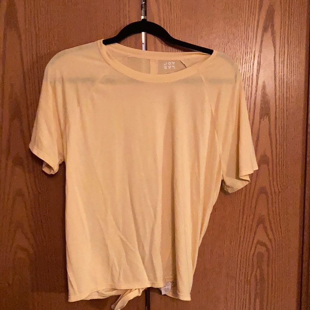 Tie back work out tee
